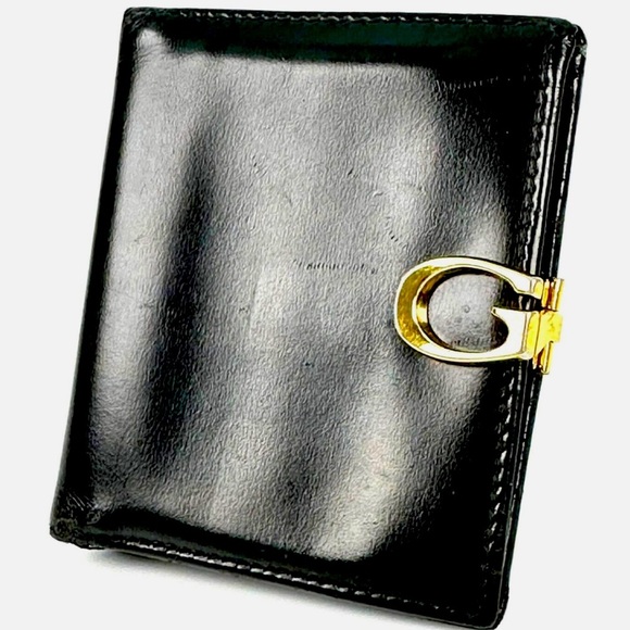 GUCCI GG Marmont Leather Bifold Compact Wallet Vintage